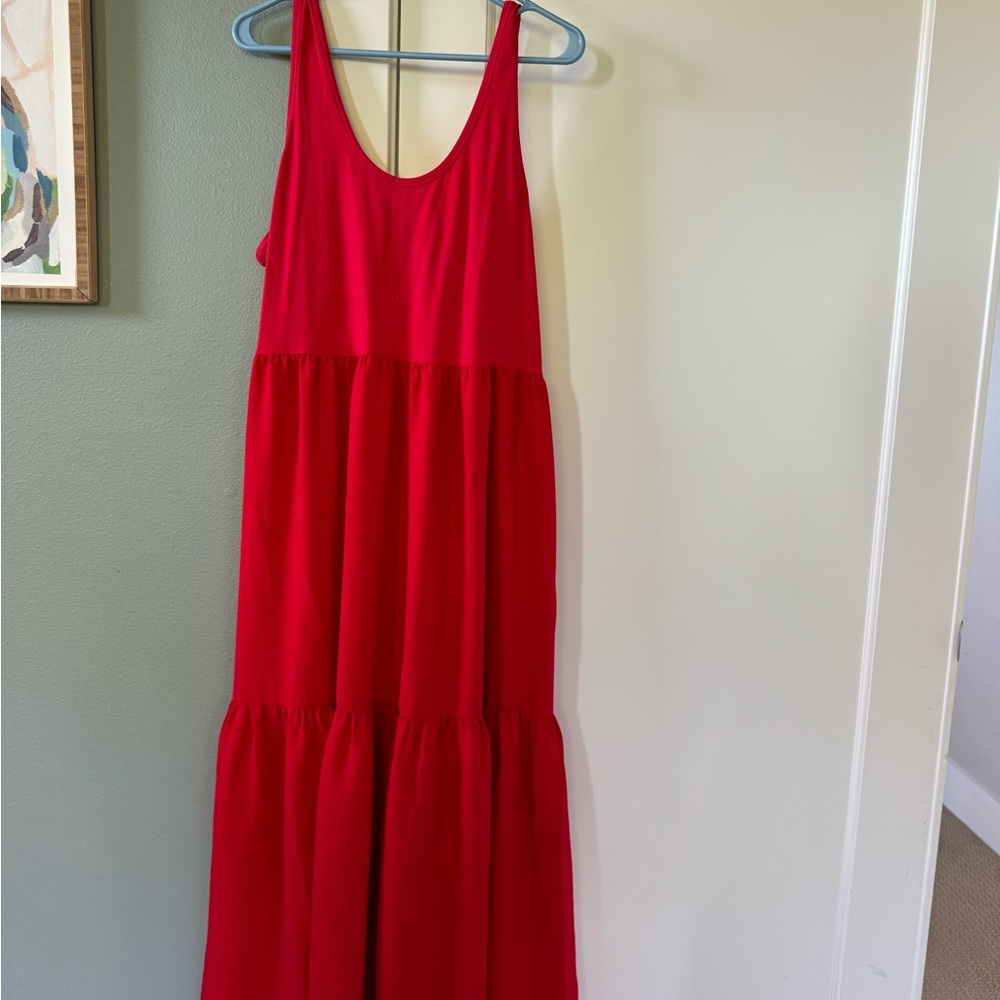 Red dress